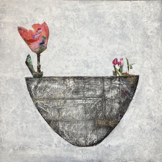 Bowl and Tulips