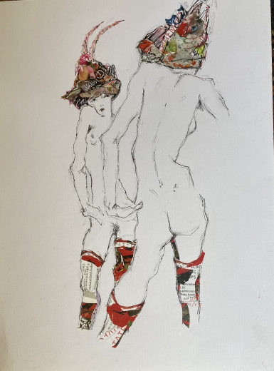 Looking Glass ( After Schiele)