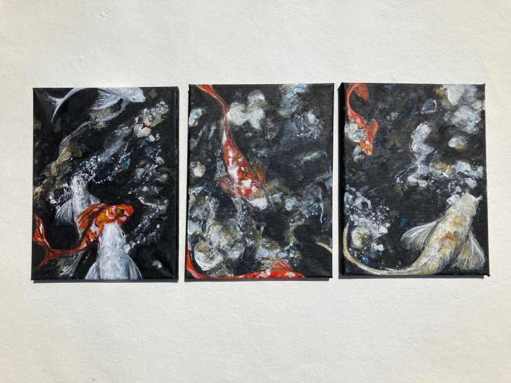 15 Carp Triptych